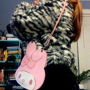 My Melody slim purse with adjustable strap; perfect for concerts travel etc